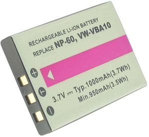 NP-30 för Casio, 3.6V (3.7V), 1050 mAh